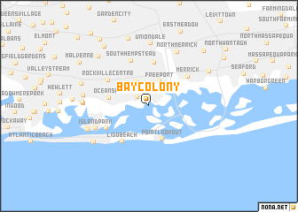 map of Bay Colony