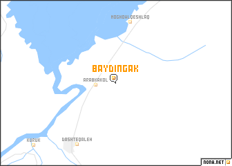 map of Bāydīn Gak