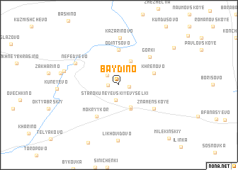 map of Baydino