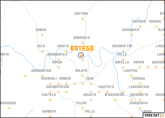 map of Bayégo