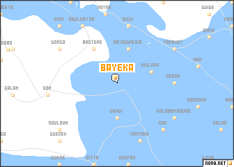 map of Bayéka