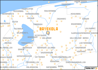 map of Bāye\