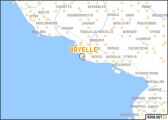 map of Bayelle