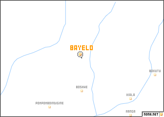 map of Bayelo