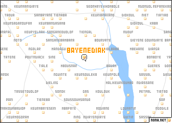 map of Bayène Diak