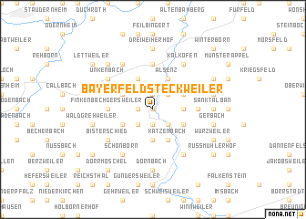 map of Bayerfeld-Steckweiler