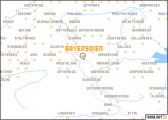 map of Bayersoien