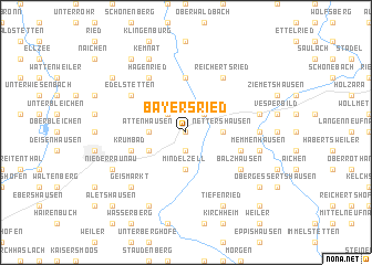 map of Bayersried