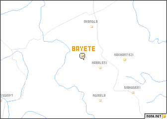 map of Bayete