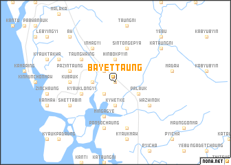 map of Bayettaung