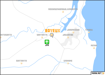 map of Bayeux