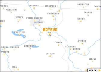 map of Bayevo
