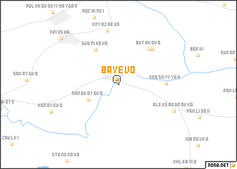 map of Bayevo