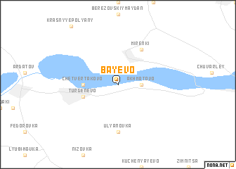 map of Bayevo