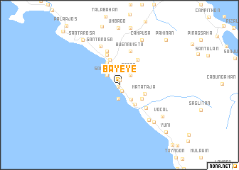 map of Bayeye