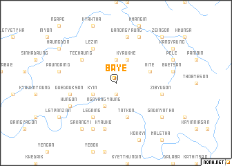 map of Bayè