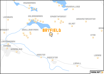 map of Bayfield