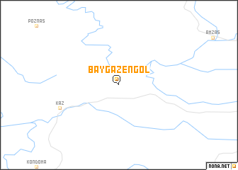 map of Baygazengol