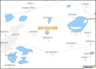 map of Baygazina