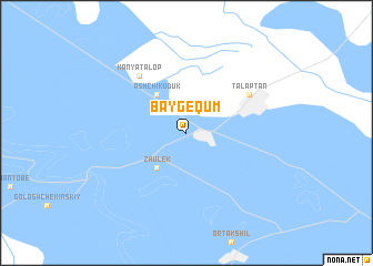 map of Bäygequm