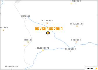 map of Bayguskarovo