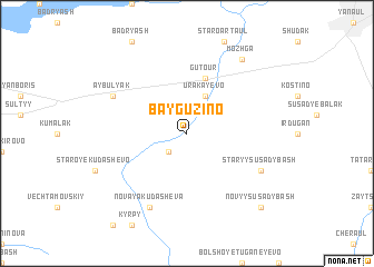 map of Bayguzino