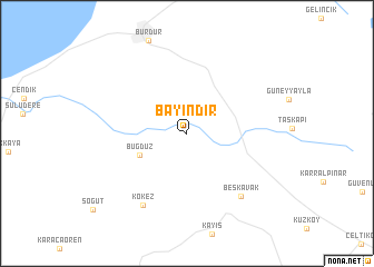 map of Bayındır