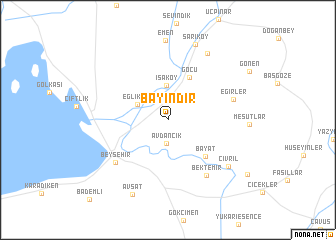 map of Bayındır