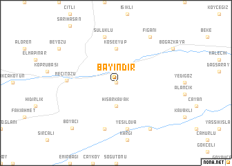 map of Bayındır