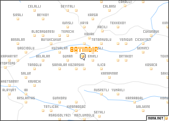 map of Bayındır