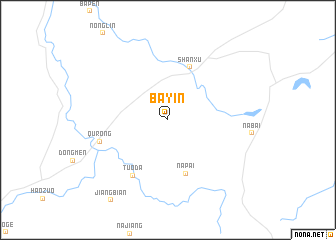 map of Bayin