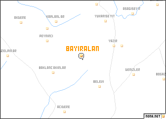 map of Bayıralan