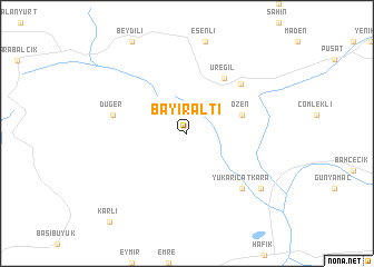 map of Bayıraltı