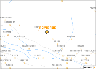 map of Bayırbağ