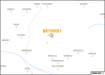 map of Bayırköy