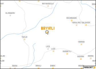map of Bayırlı