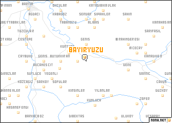 map of Bayıryüzü