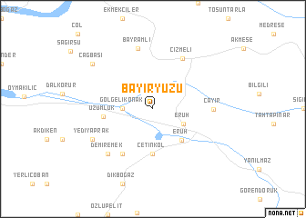 map of Bayıryüzü
