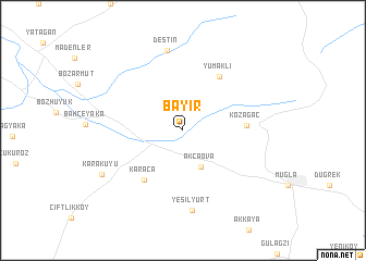 map of Bayır