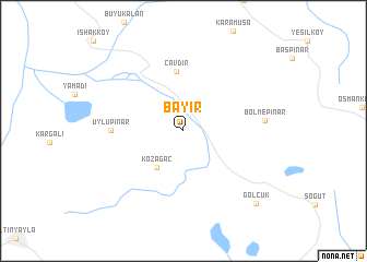 map of Bayır