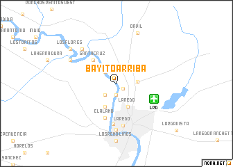 map of Bayito Arriba