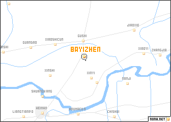 map of Bayizhen