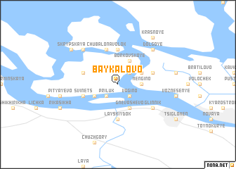 map of Baykalovo