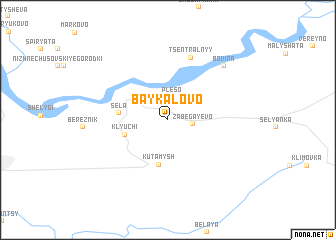 map of Baykalovo