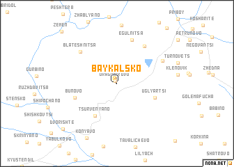 map of Baykalsko