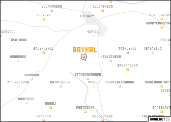 map of Baykal
