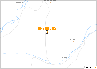 map of Bāykhvosh