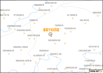 map of Baykino