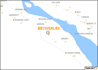 map of Bay-Kishlak