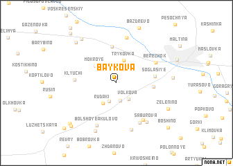 map of Baykova